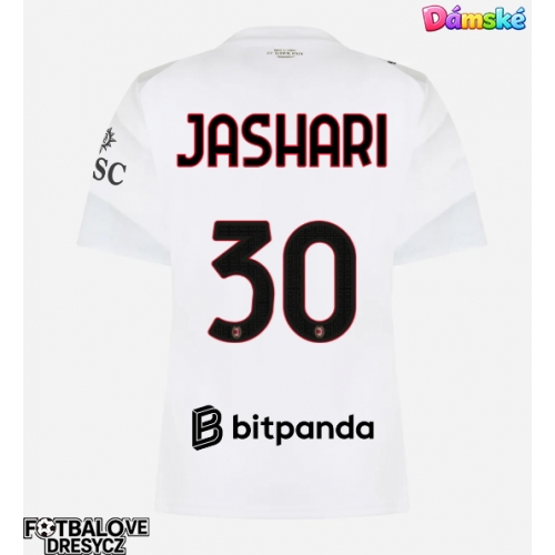 AC Milan Ardon Jashari #30 Dámské Venkovní Dres 2026-27 Krátký Rukáv AC Milan Ardon Jashari #30 Dámské Venkovní Dres 2026-27 Krátký Rukáv